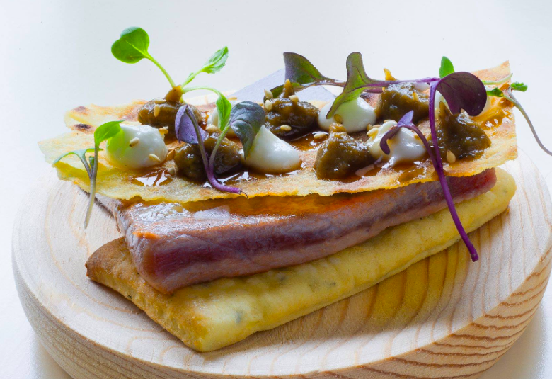 Una tapa de la pasada Ruta del Atún de Zahara de los Atunes. FOTO: RUTA DEL ATÚN. 