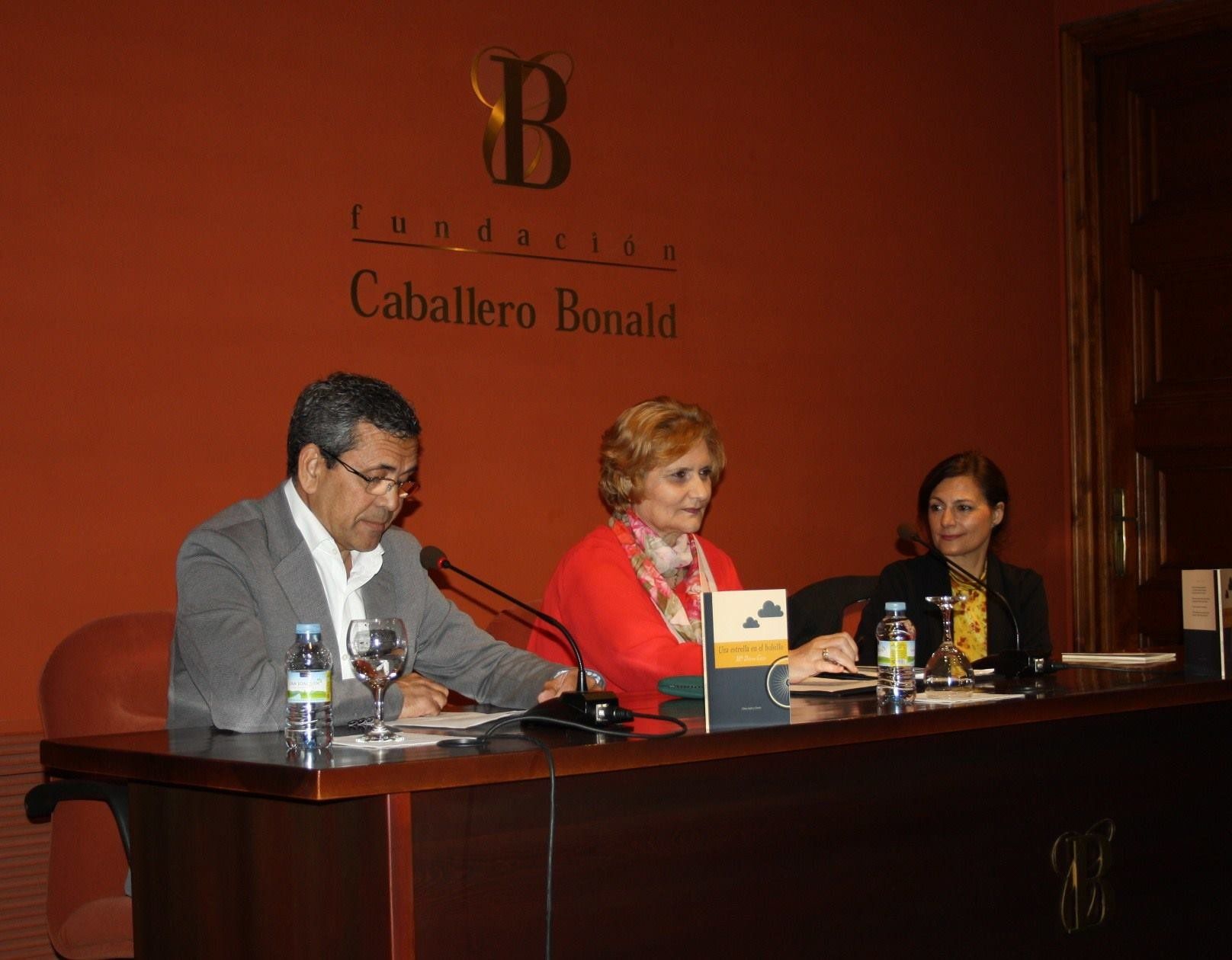 Antonio Apresa, en una presentación en la Fundación Caballero Bonald.