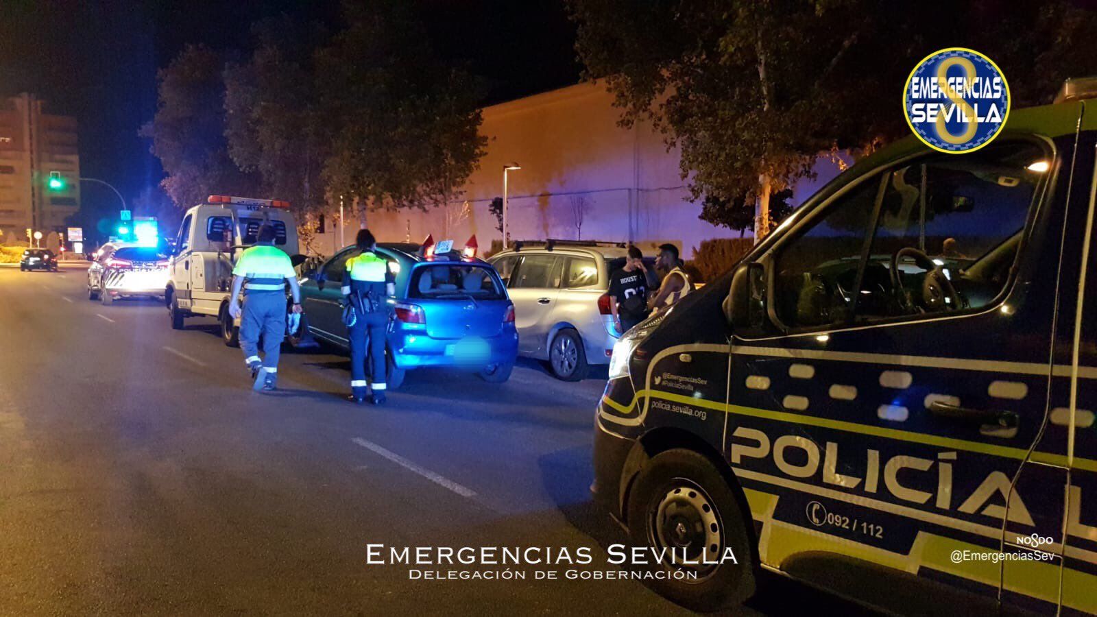 Imagen del vehículo que circulaba sin ITV.