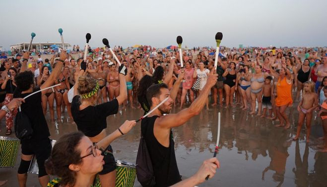 Batukada en Camposoto