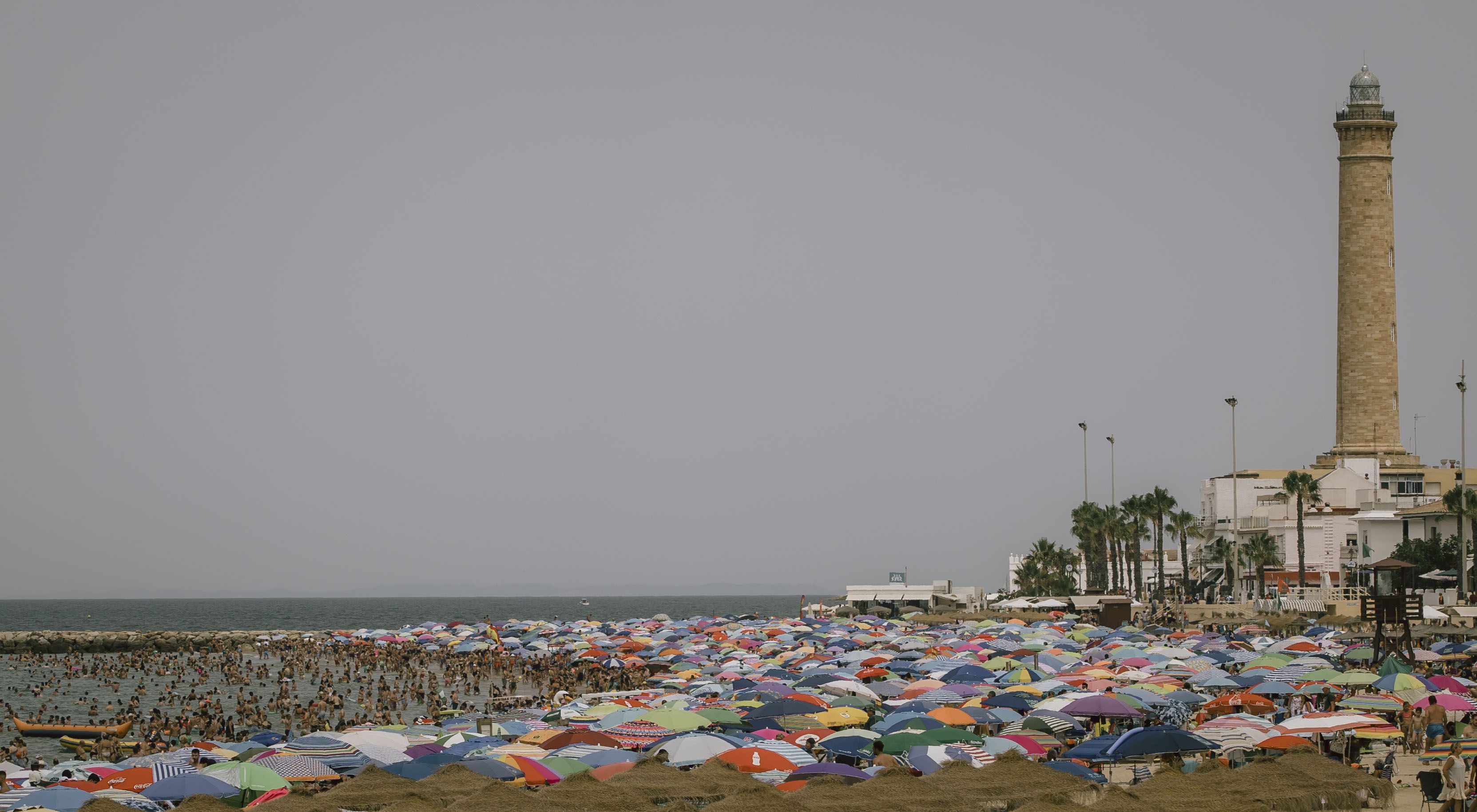 La playa de Regla de Chipiona, donde no habrá duchas este verano.