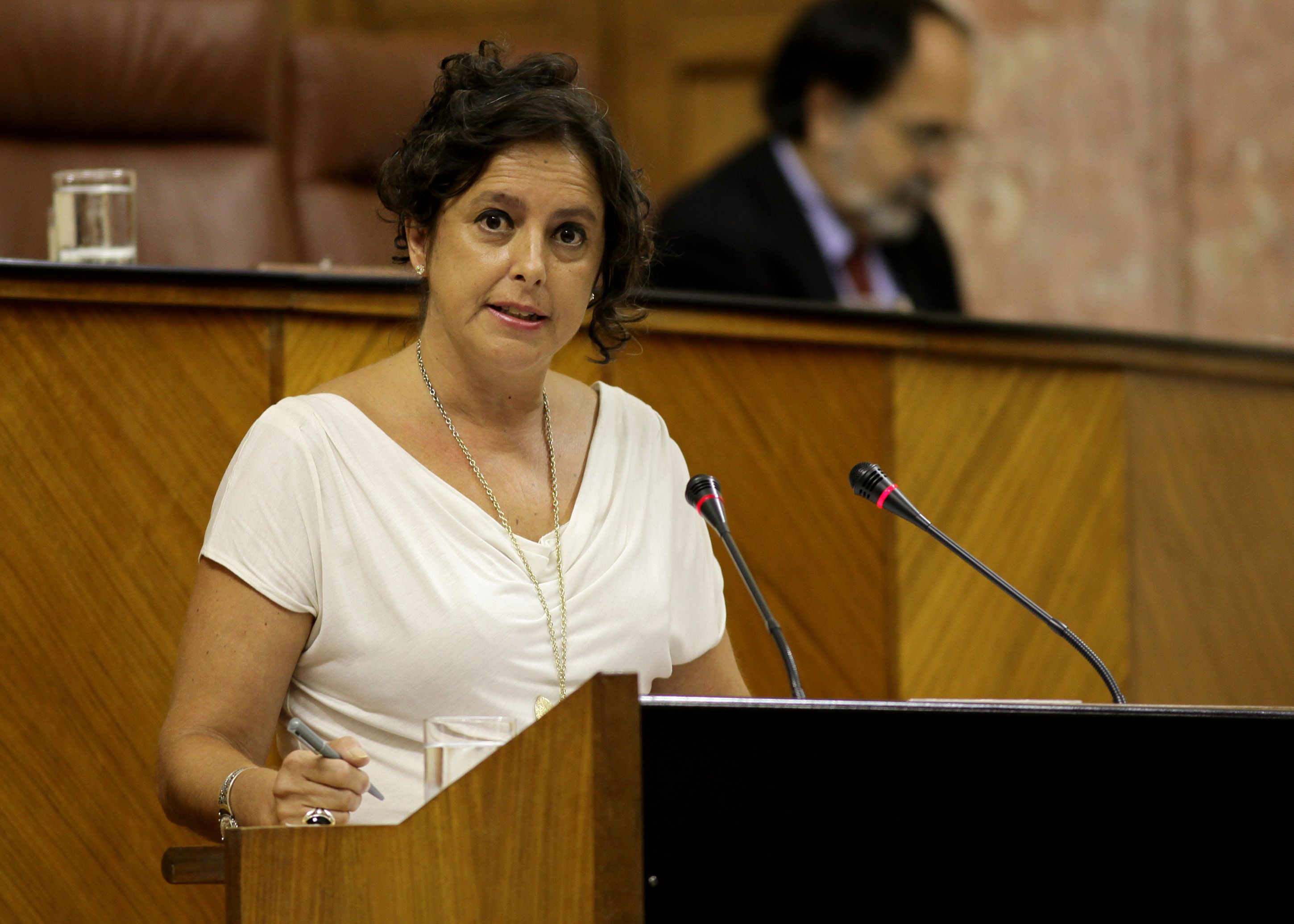 Catalina García durante su etapa como parlamentaria.