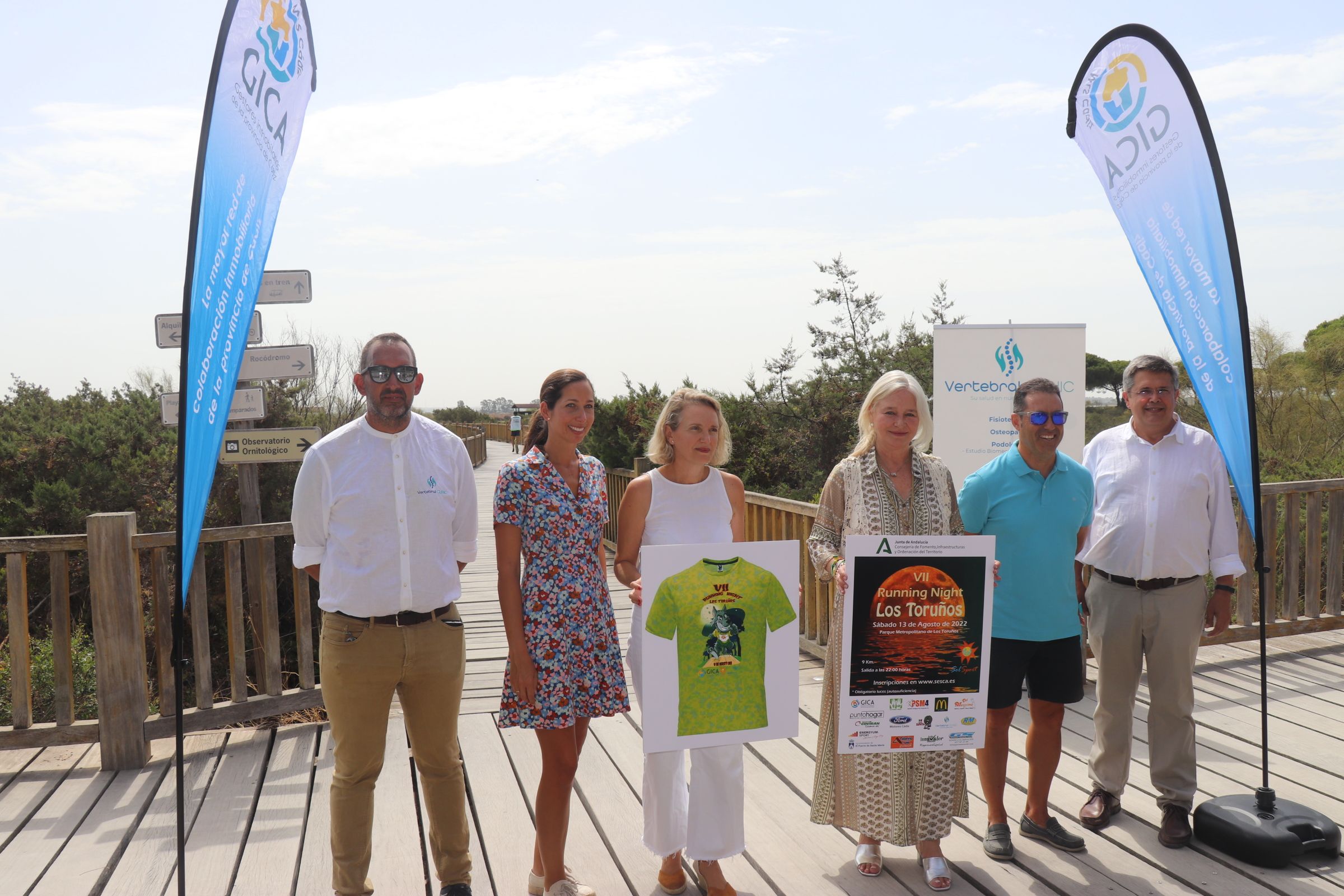 Imagen del acto de presentación de la Running Night en Los Toruños.