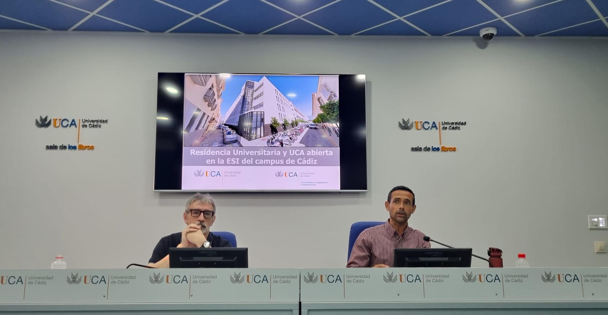 Presentación de la nueva residencia universitaria y el centro cultural abierto de la Universidad de Cádiz.