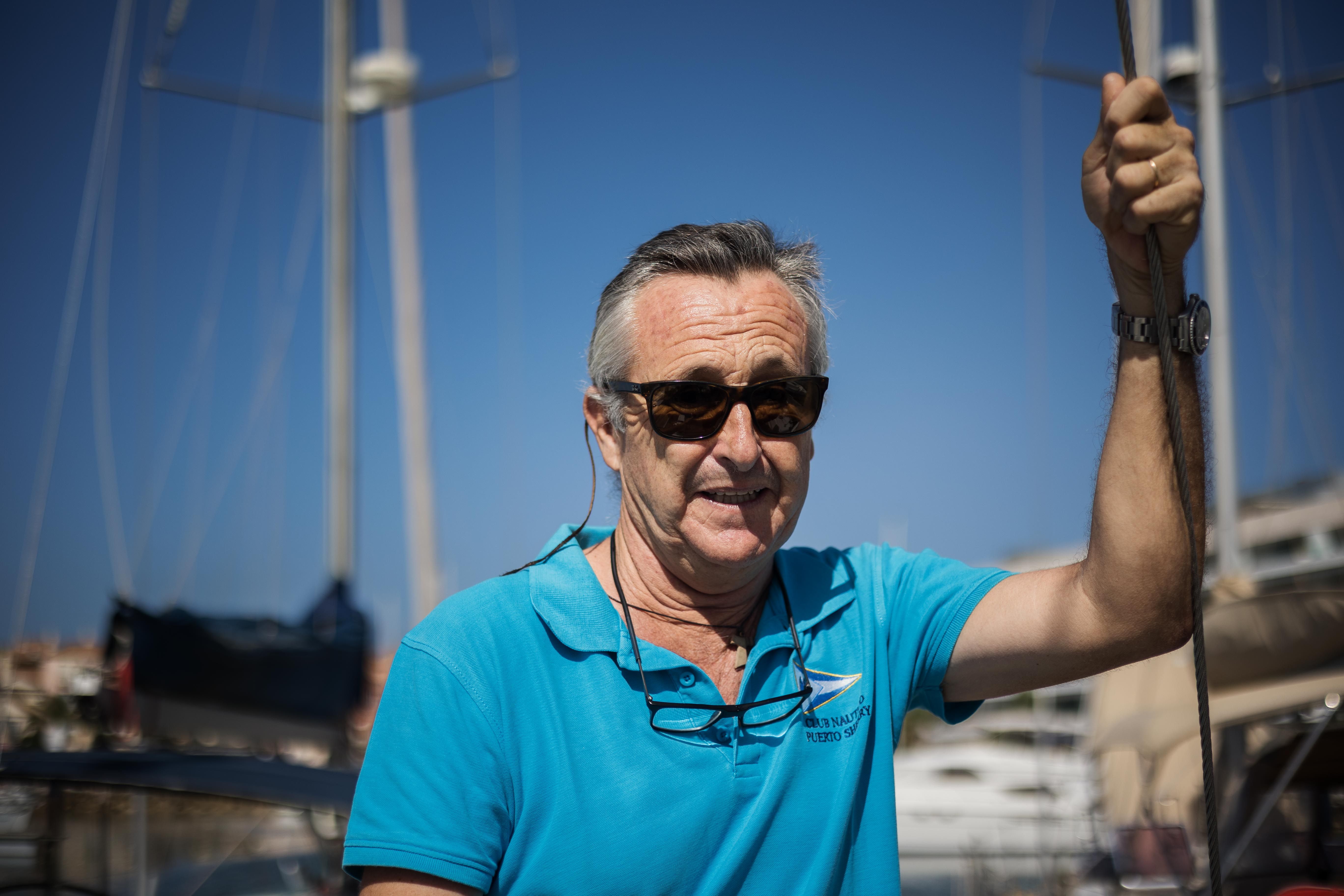 Javier durante la entrevista con lavozdelsur.es.