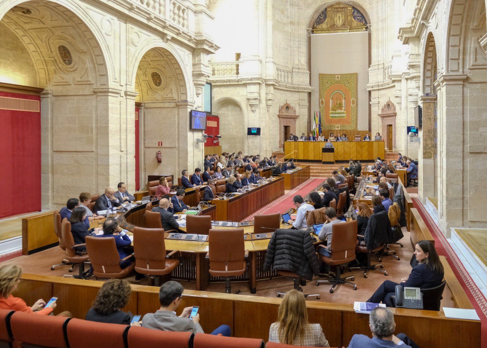 Una foto del parlamento andaluz. FOTO: PARLAMENTO DE ANDALUCÍA