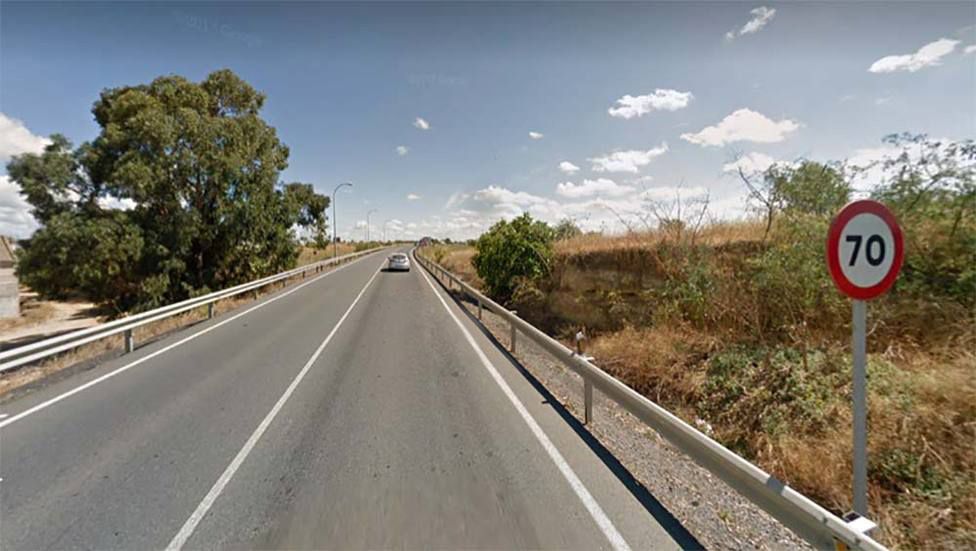 Una imagen de la carretera  A-5053. FOTO: GOOGLEMAPS