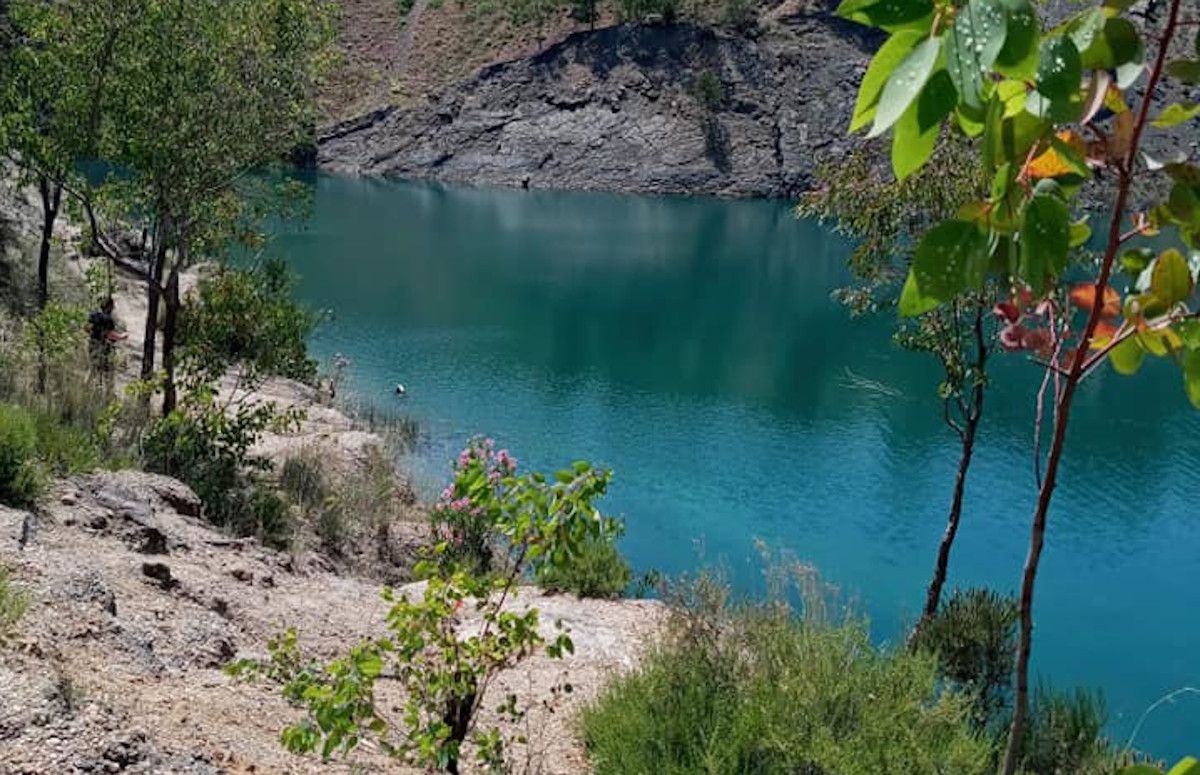Lago Azul en Villanueva del Río y Minas.   FACEBOOK