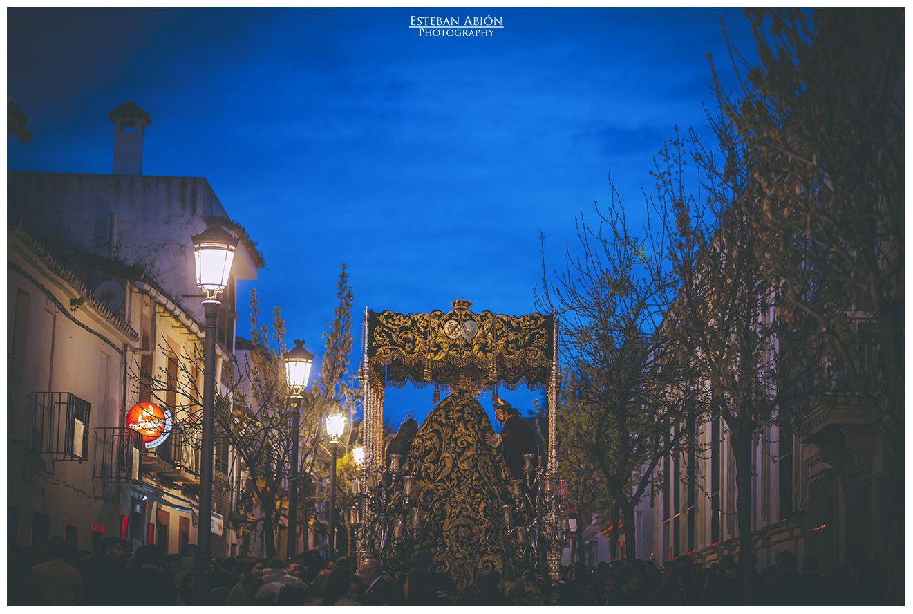 El palio de la Piedad, una de las hermandades que recibirá la Medalla de Oro de Jerez.