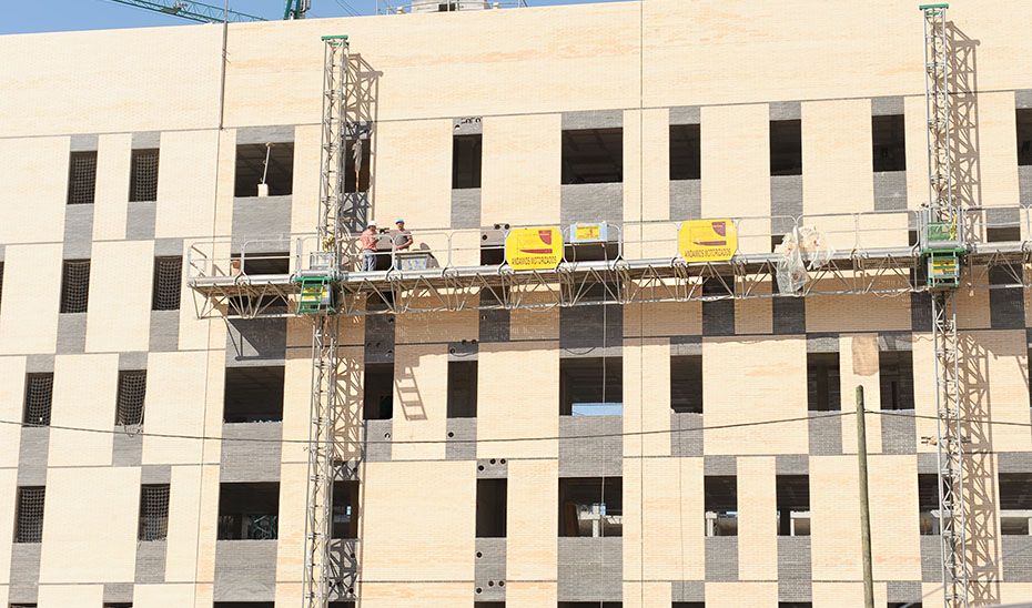 Un edificio de viviendas en construcción. FOTO: JUNTA DE ANDALUCÍA 