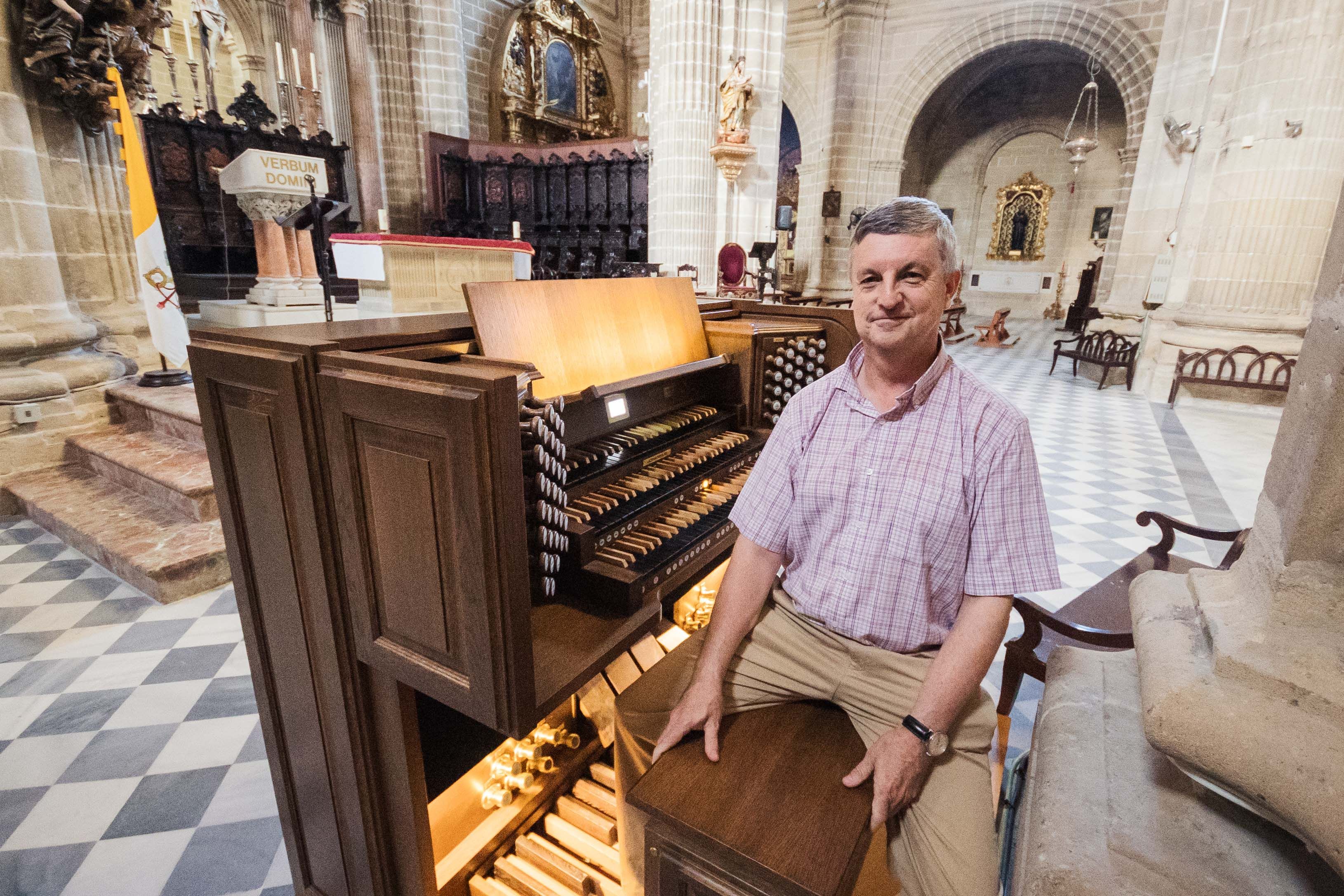 Ángel Hortas, profesor y organista de la Catedral de Jerez.