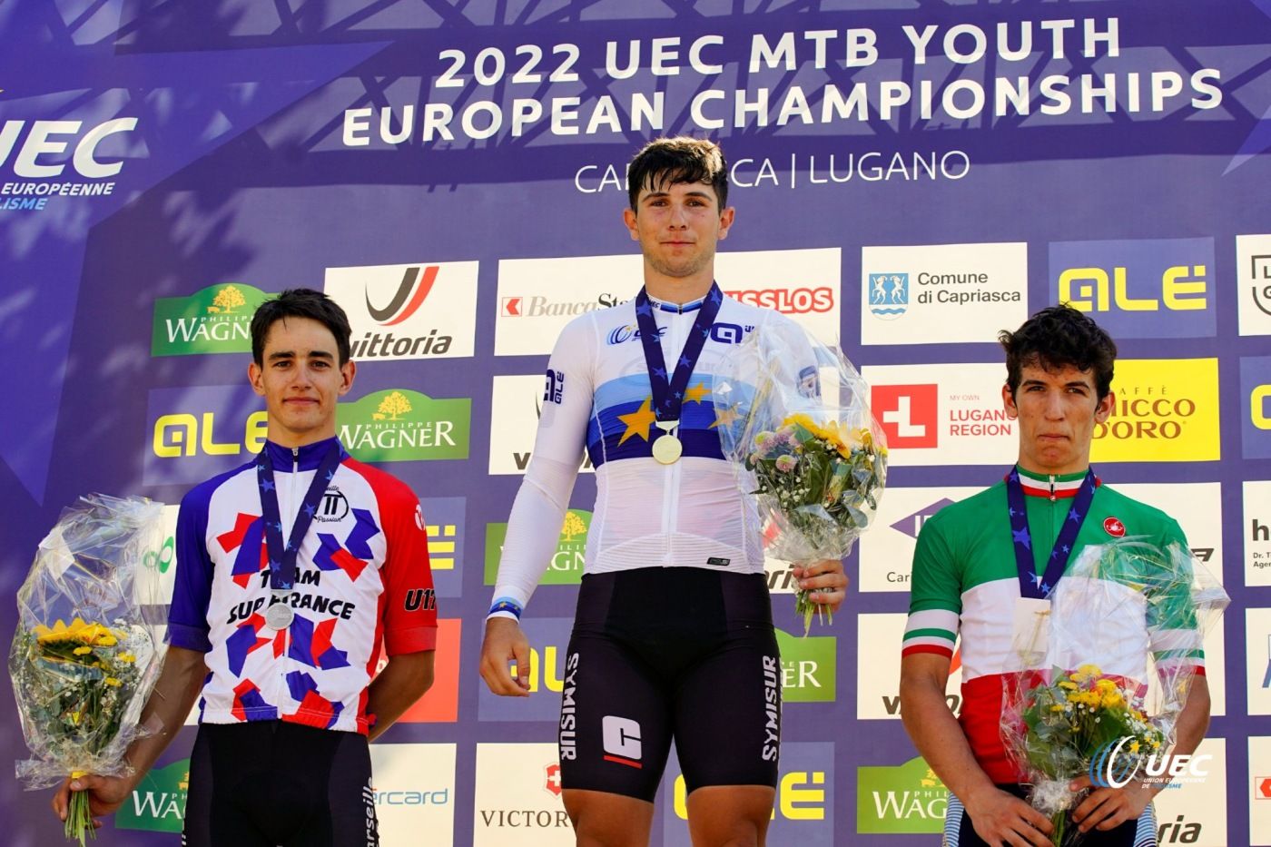 El jerezano Hugo Franco Gallego, campeón de Europa de MTB para bikers menores de 17 años.  ESMTB