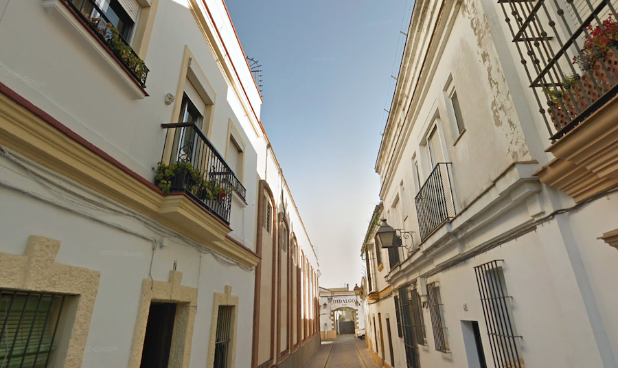 La calle Gómez Carrillo de Jerez, donde se construirán 24 viviendas, en una imagen de Google Maps.