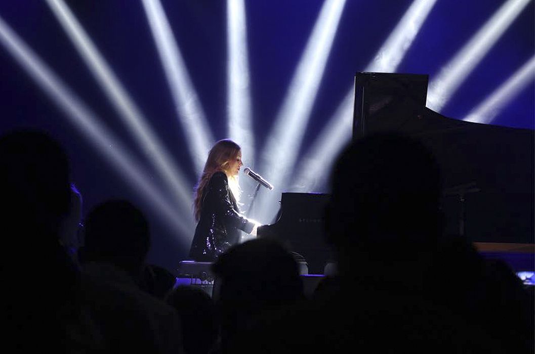María Toledo, en un show en Badajoz. FOTO: MARIATOLEDO.ES 
