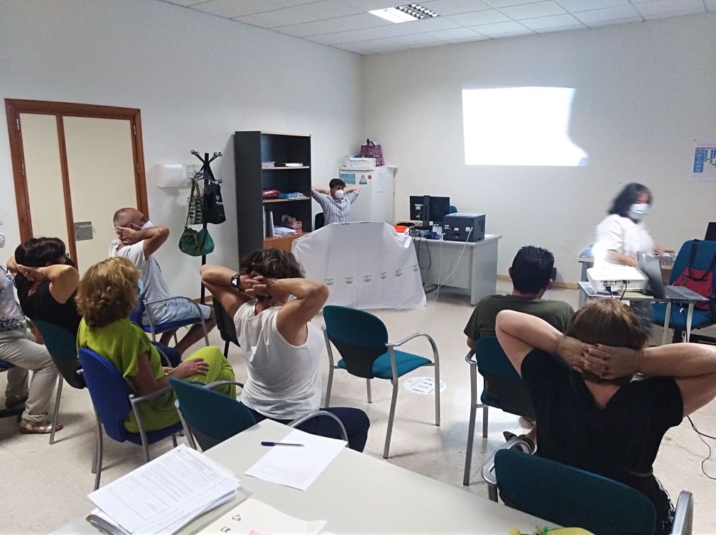 El centro de salud Montealegre ha organizado una serie de talleres para aprender a tratar el dolor crónico.