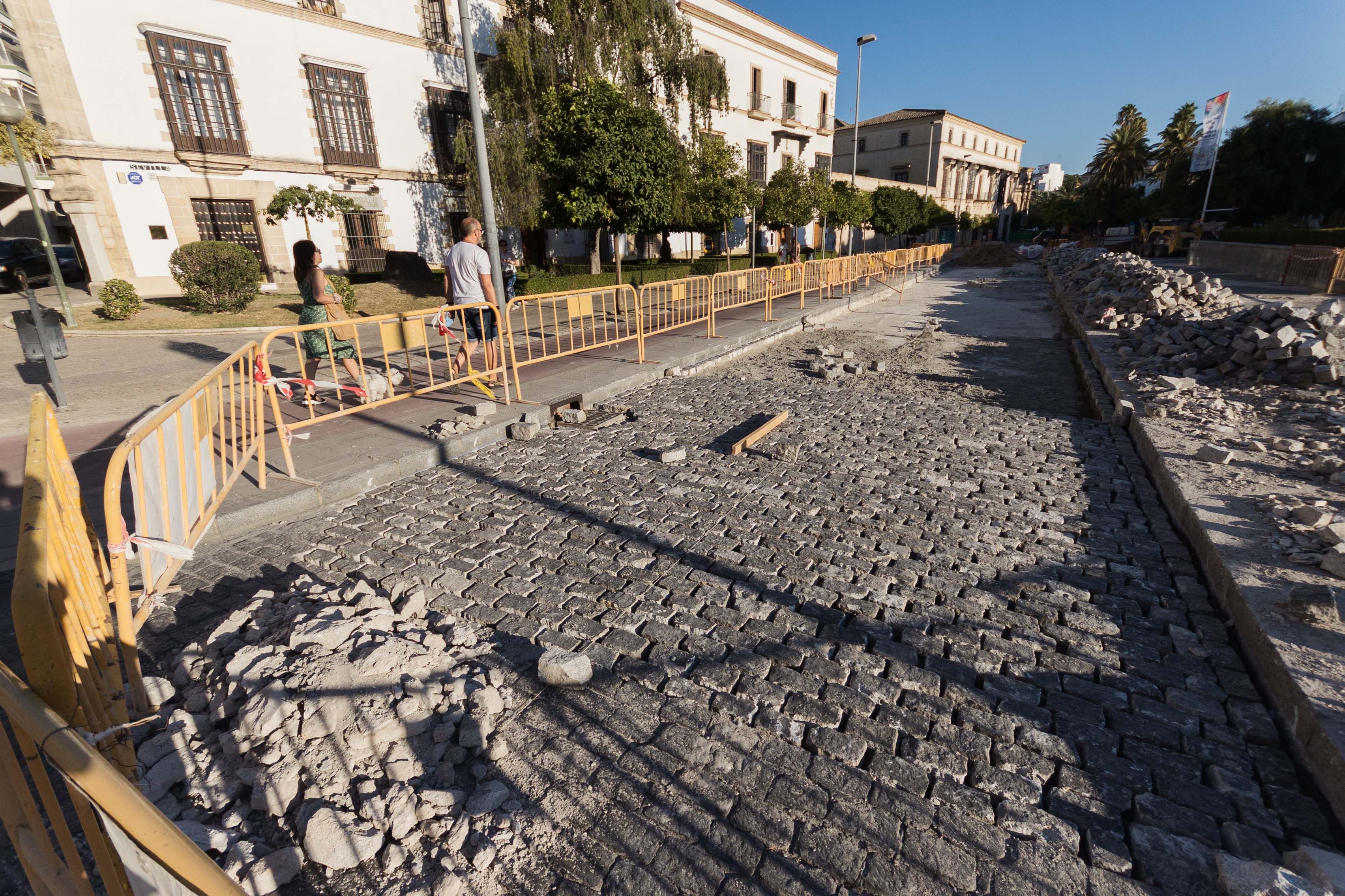 Estado actual de las obras en el Mamelón.