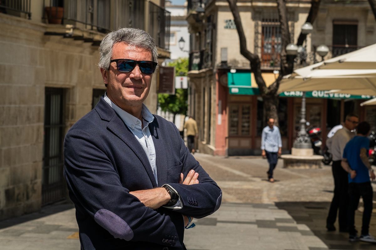 Álvaro de la Calle posa para lavozdelsur.es. FOTO: MANU GARCÍA.