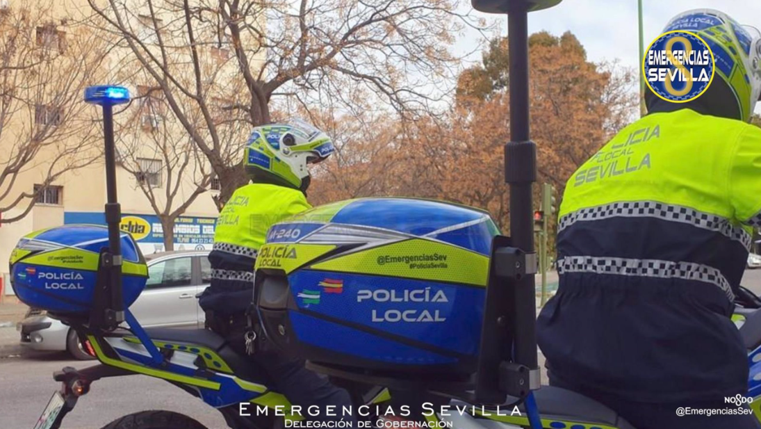 Imagen de agentes de la Policía Local de Sevilla.