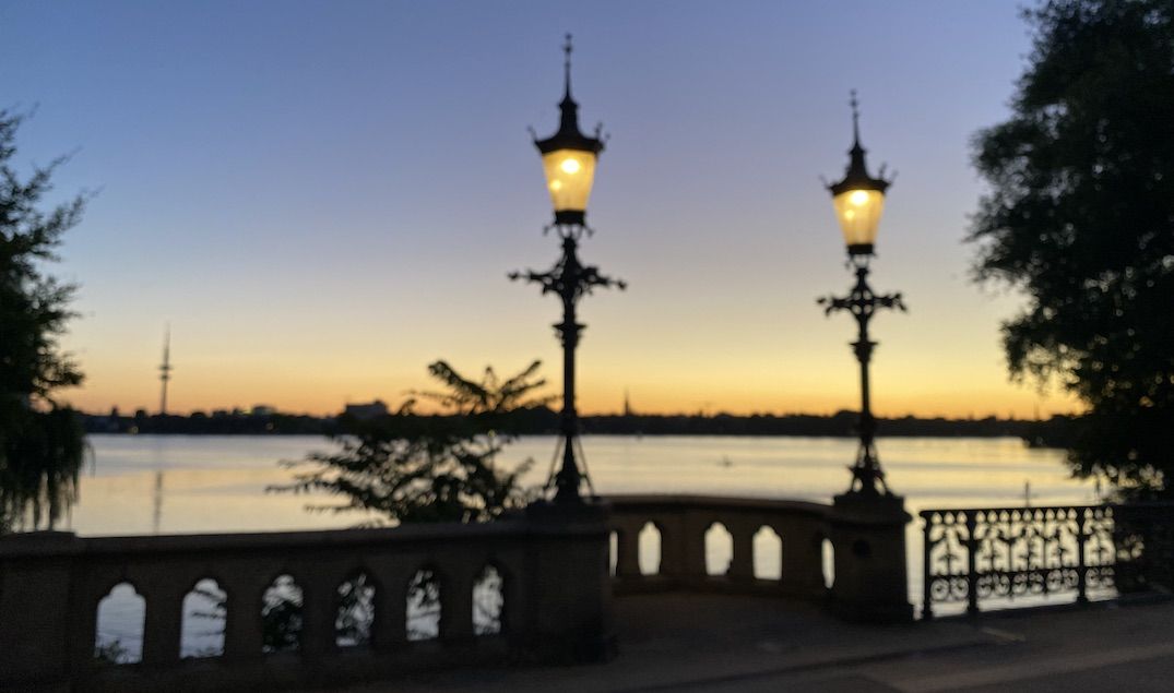 La Alameda del Alster, Hamburgo.