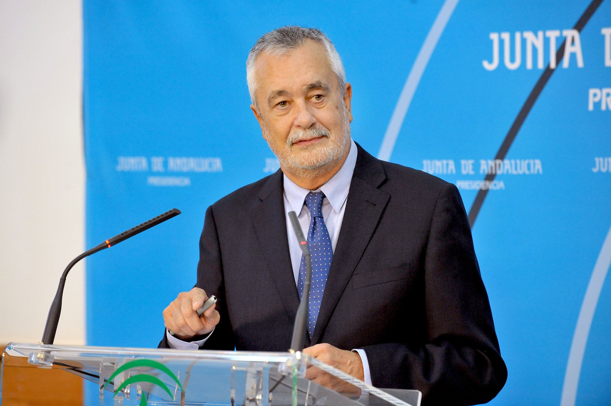 José Antonio Griñán, ex presidente andaluz.  Canal Sur