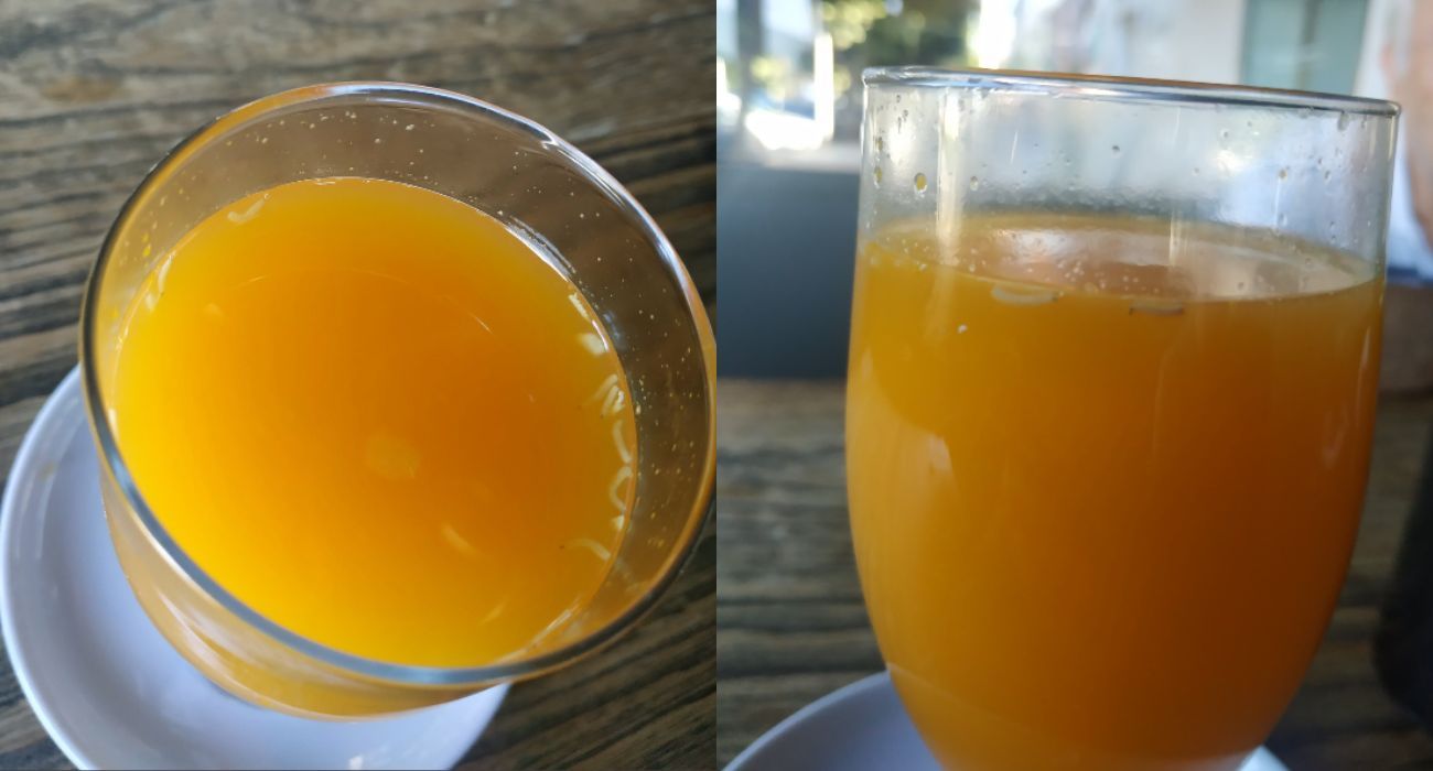 El zumo de naranja con gusanos que le pusieron a una joven en un bar.