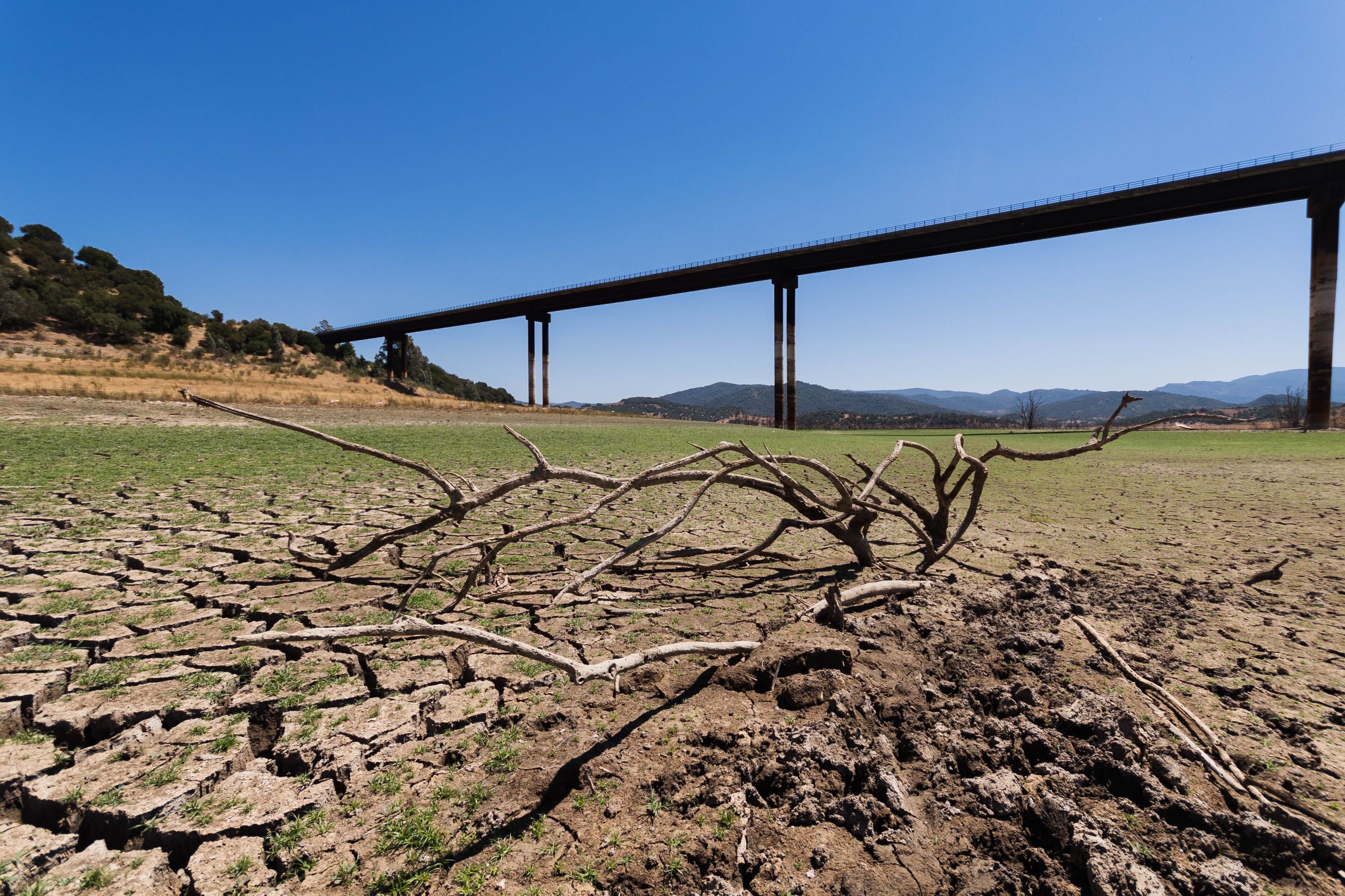 El embalse del Guadalcacín, recientemente, afectado por la sequía, una de las instalaciones con mejoras por parte de la Junta.