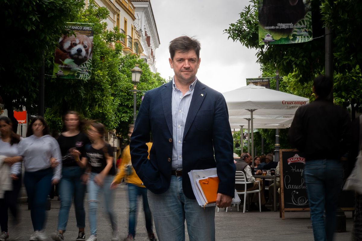 José Antonio López, que fuera candidato en las pasadas municipales y miembro de la gestora de AxSí Jerez, en una imagen de archivo.