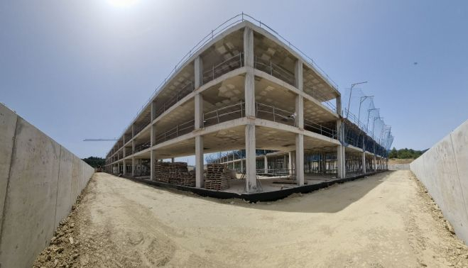 CIE Algeciras en construcción. DÍAZ CUBERO