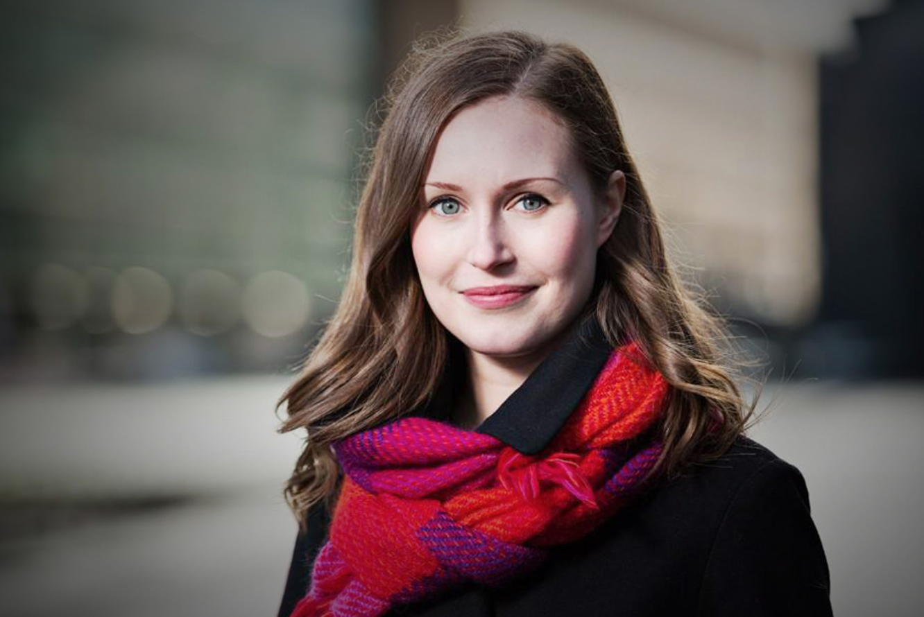 Sanna Marin, primera ministra de Finlandia.