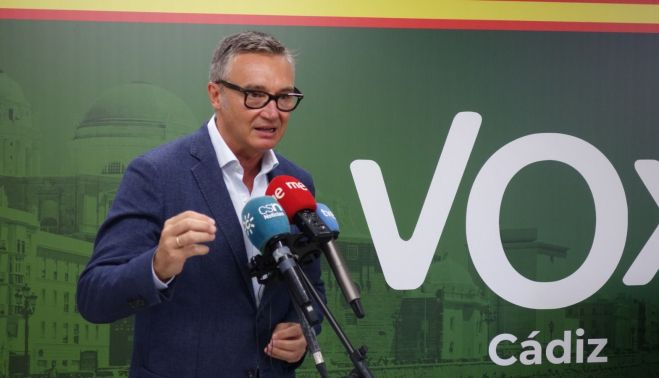  El portavoz del Grupo de VOX en el Parlamento de Andalucía, Manuel Gavira. VOX