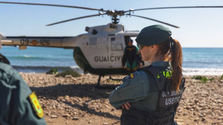 Una agente de la Guardia Civil en una imagen de archivo.