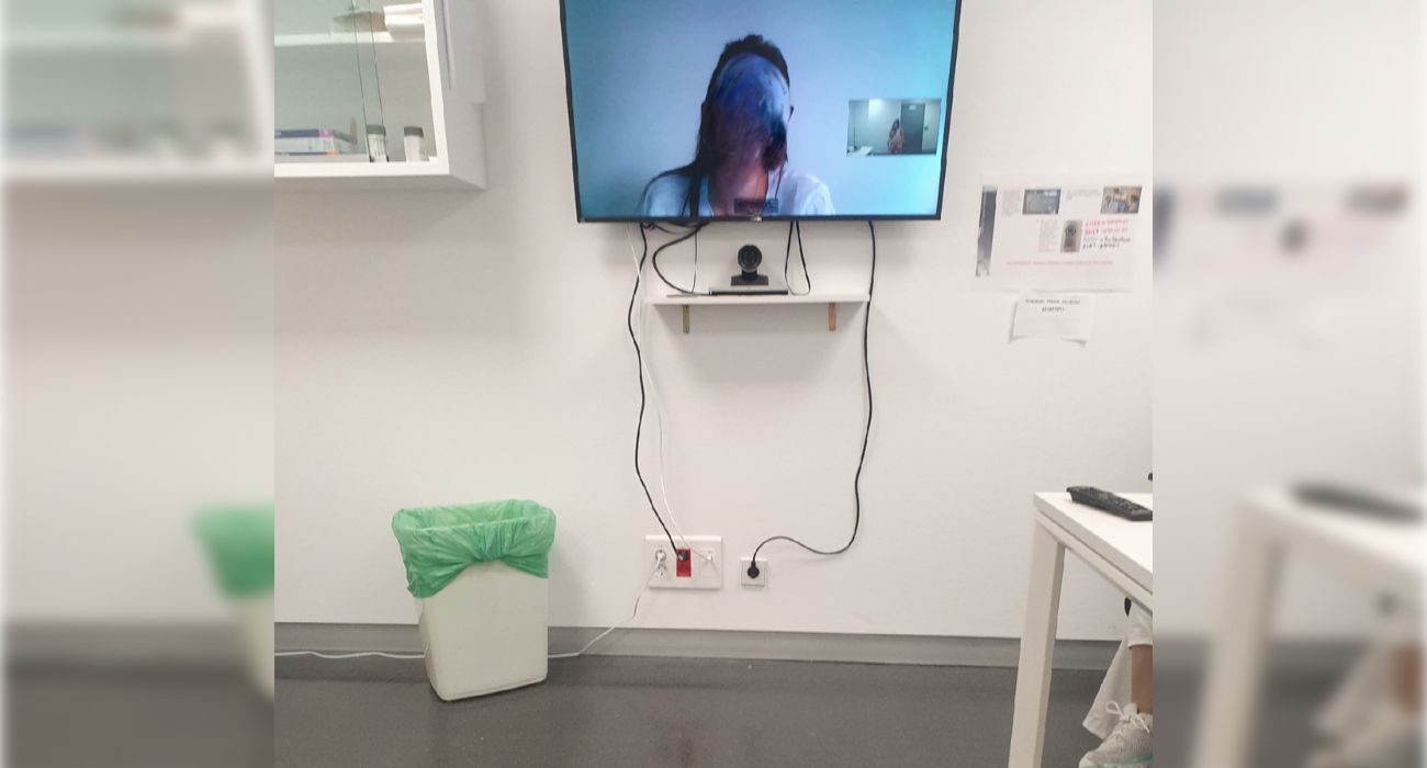 Así fue atendida una joven en Urgencias. 