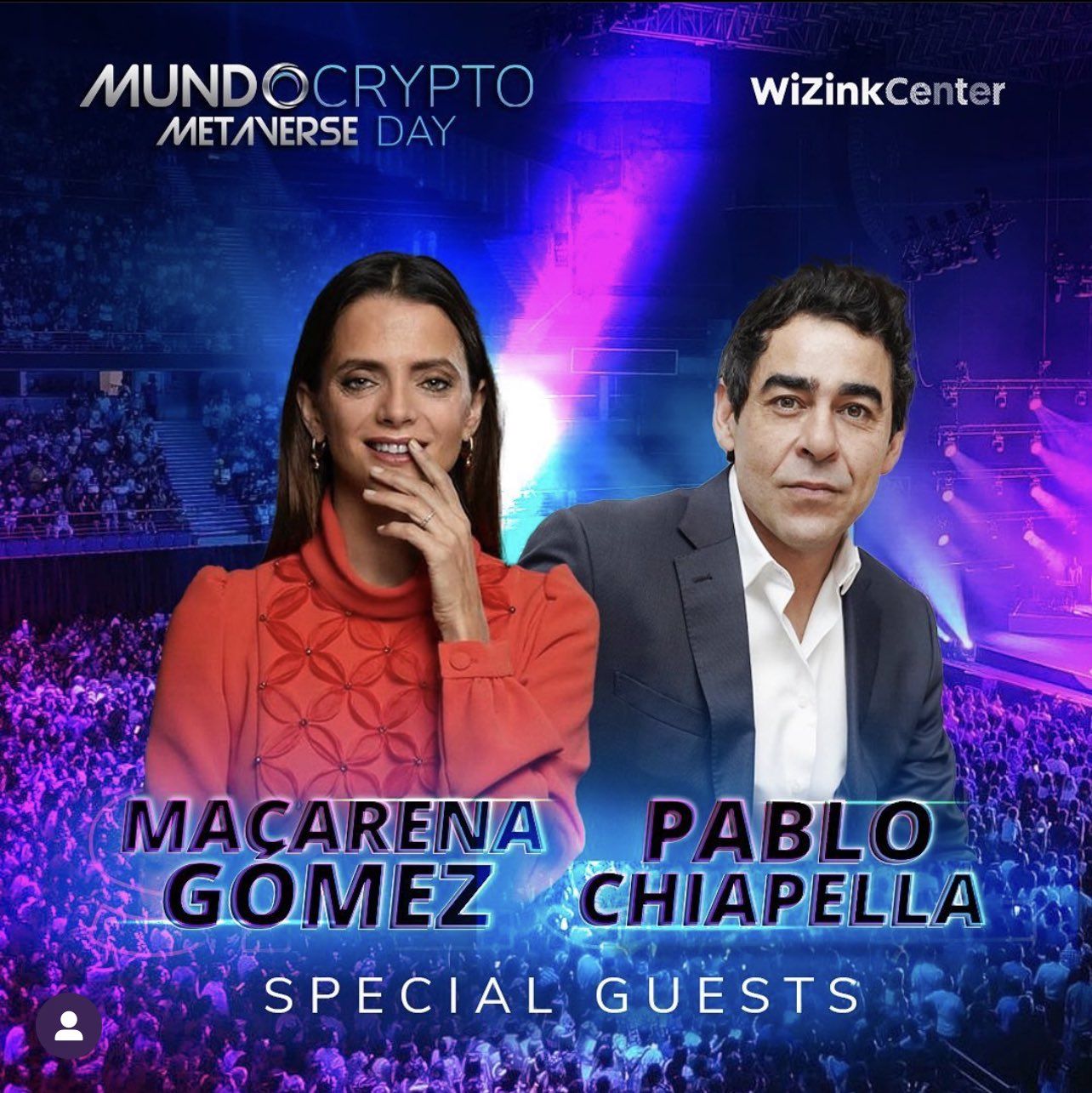 Uno de los carteles anunciando famosos para el evento. Uno de los carteles anunciando famosos para el evento.