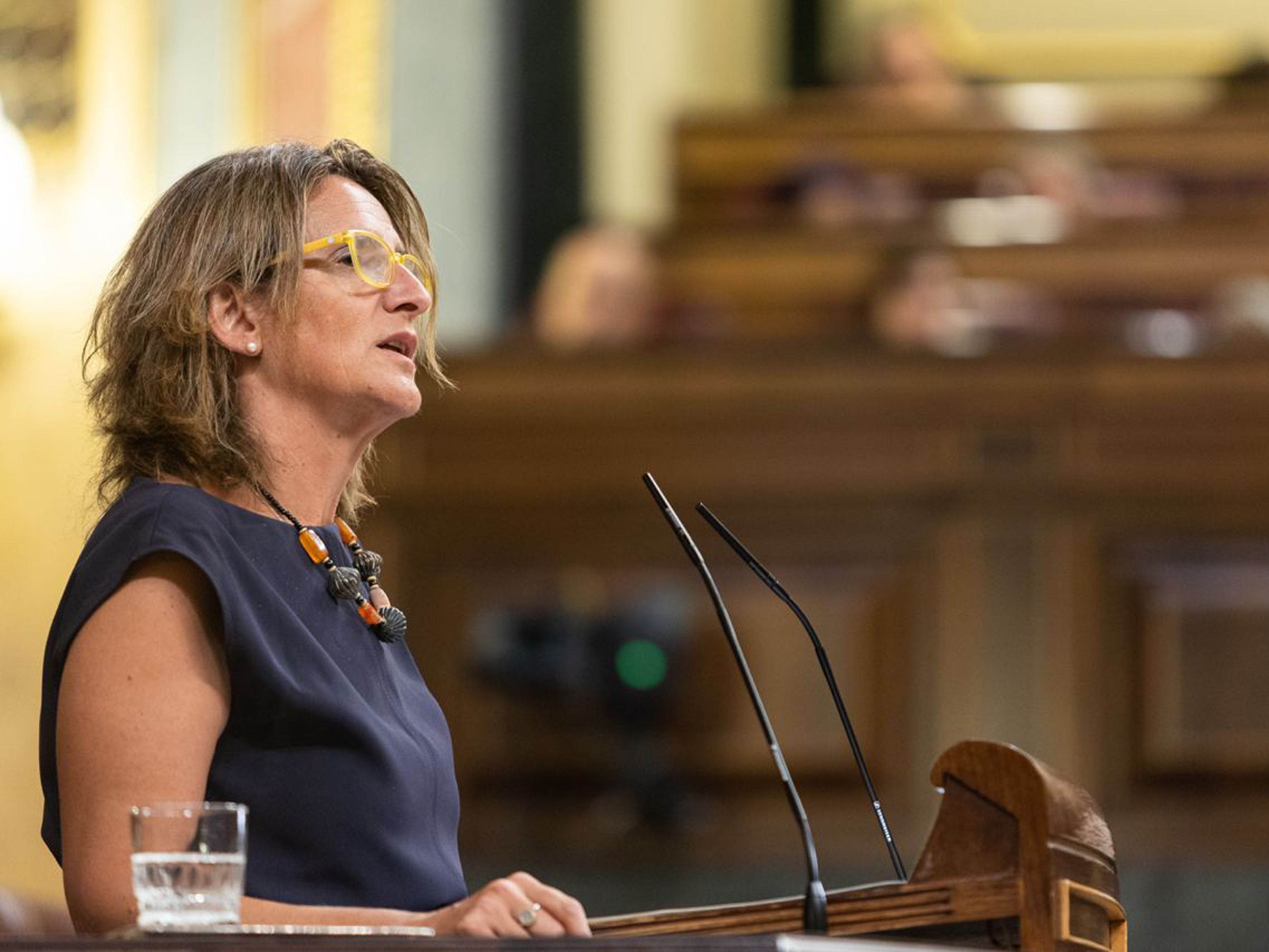 Teresa Ribera, ministra de Transición Ecológica en el Gobierno, ha sido una de las protagonistas de la jornada.