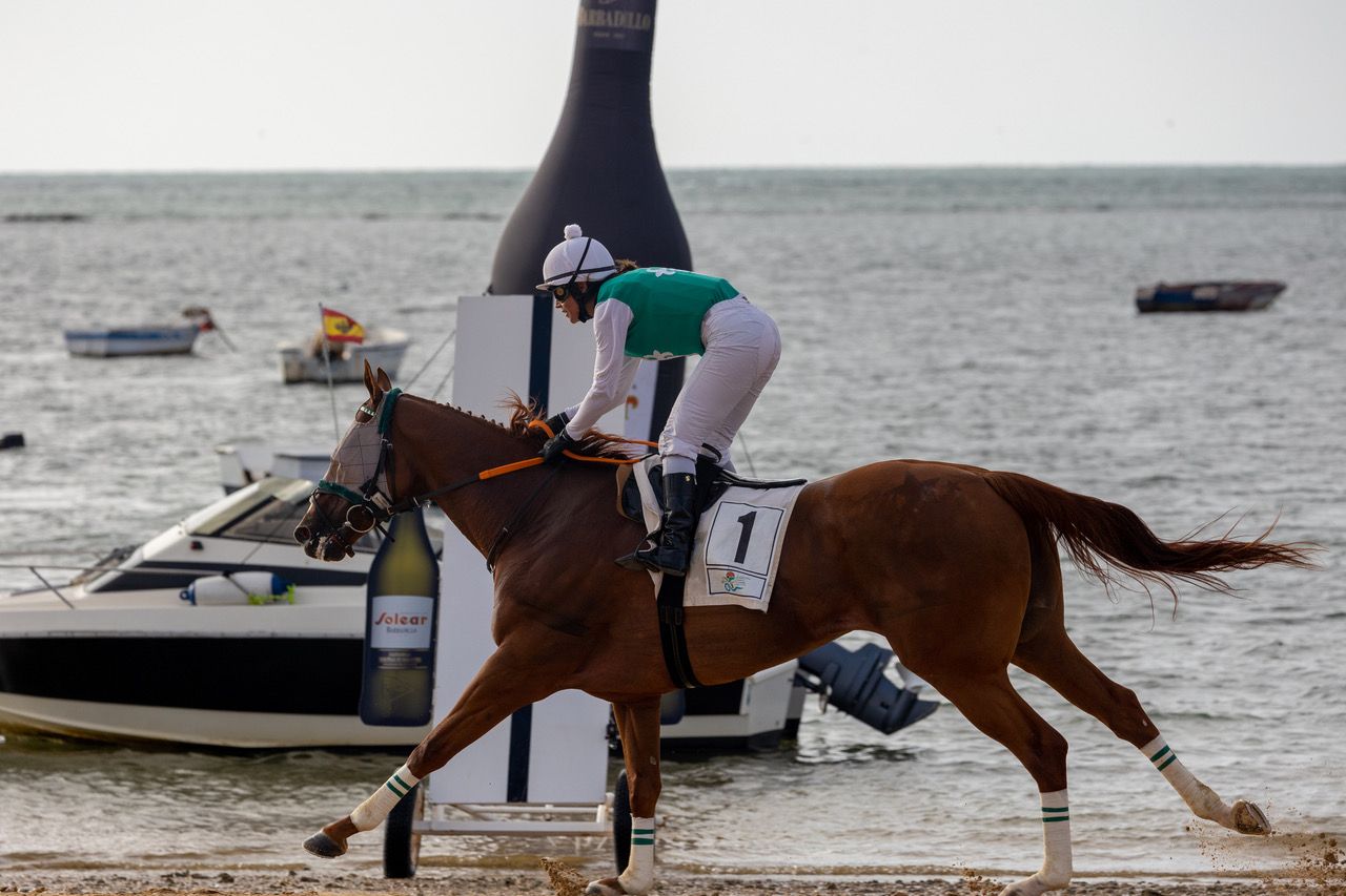 Llegada a meta de una amazonas.