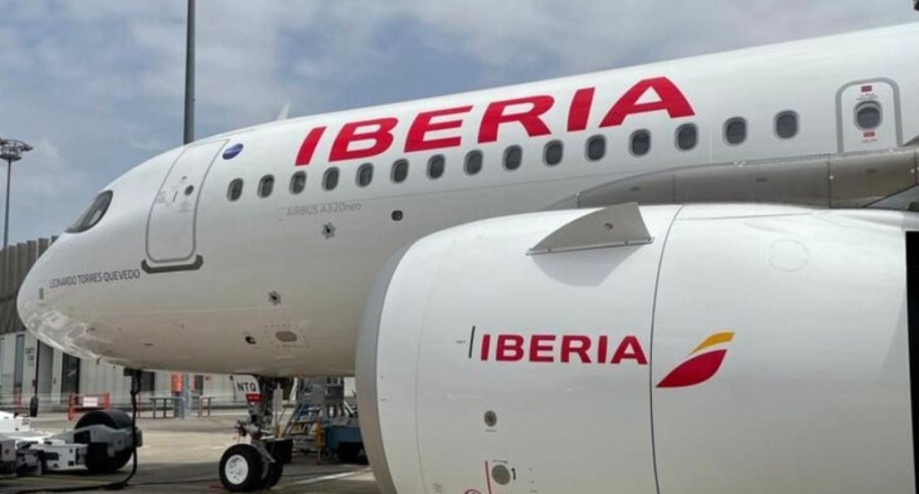 Un avión de Iberia en el Aeropuerto de Jerez en una imagen de archivo.