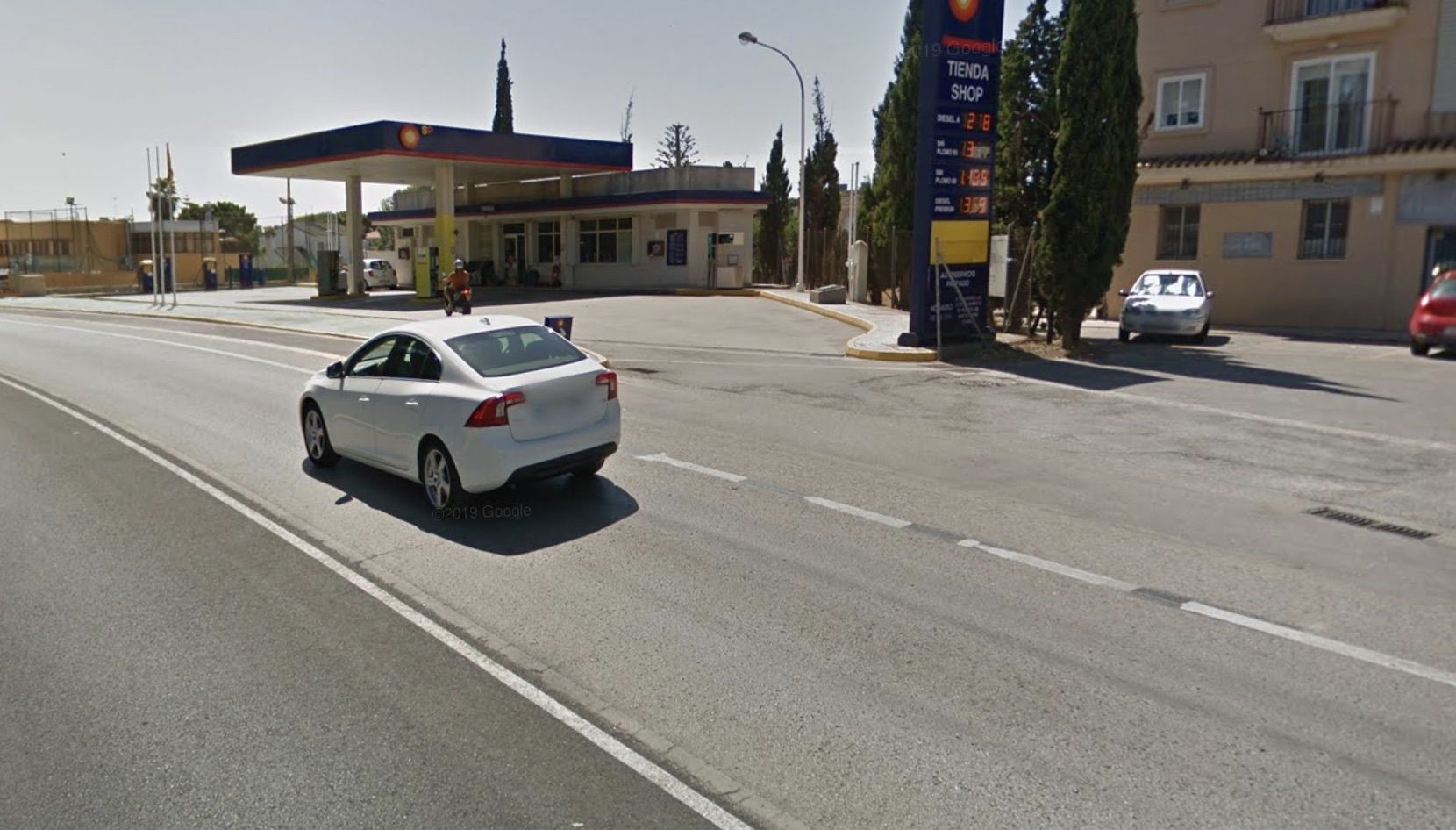 Carretera de Fuentebravía, en una imagen de archivo.