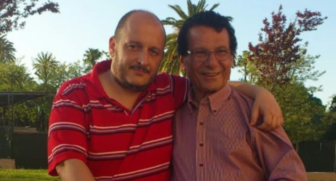 Ángel Garrido, a la derecha, junto a Raúl Ruiz-Berdejo, concejal de Izquierda Unida.