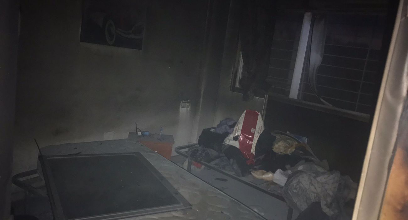 Incendio en Málaga que ha provocado la muerte de un hombre.