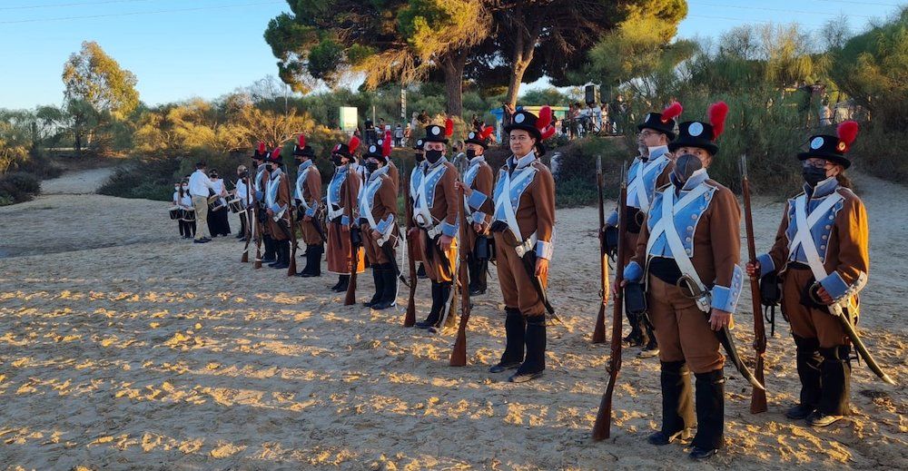 Recreación de la Batalla del Trocadero en Los Toruños. Recreación de la Batalla del Trocadero en Los Toruños.