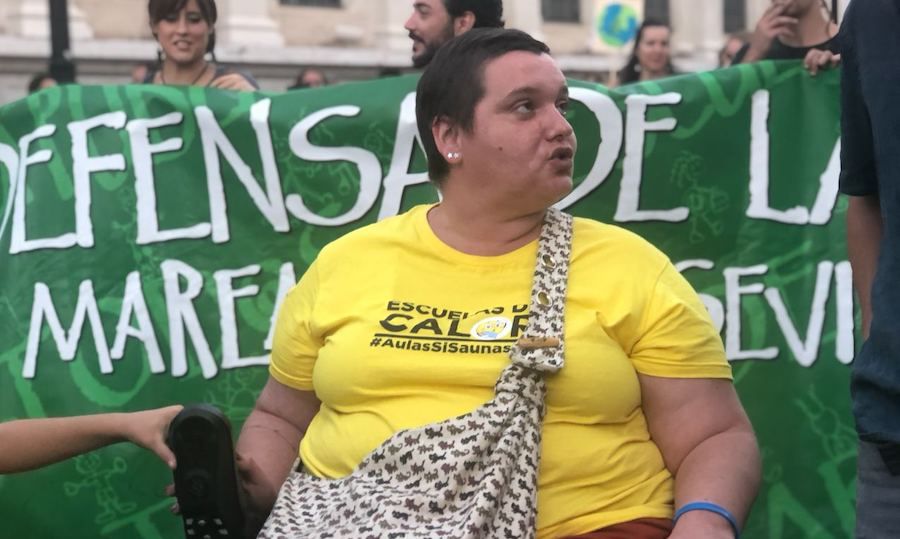 Inés, una de las fundadoras de Escuelas de Calor.