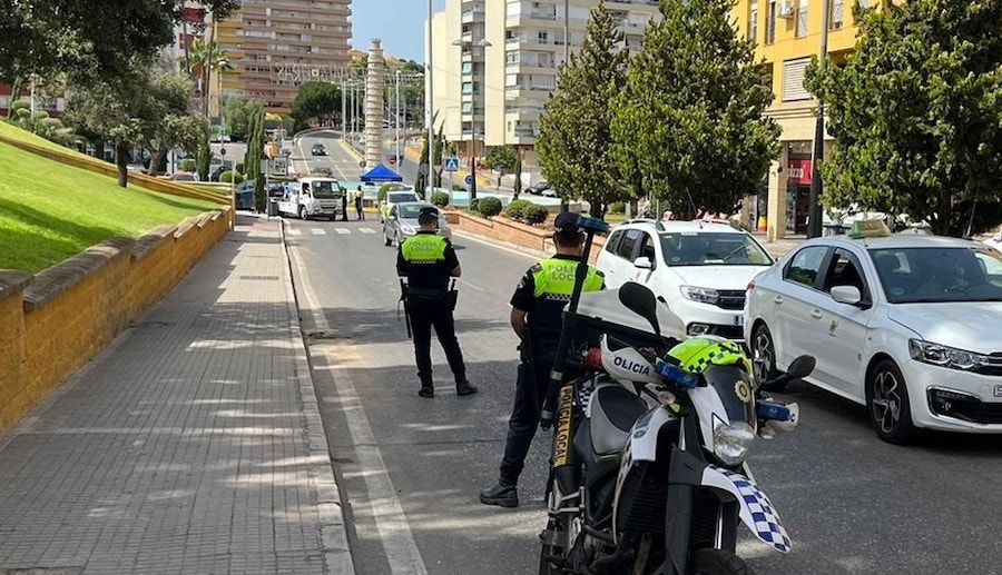 Agentes de Policía Local de Algeciras, en una imagen reciente.