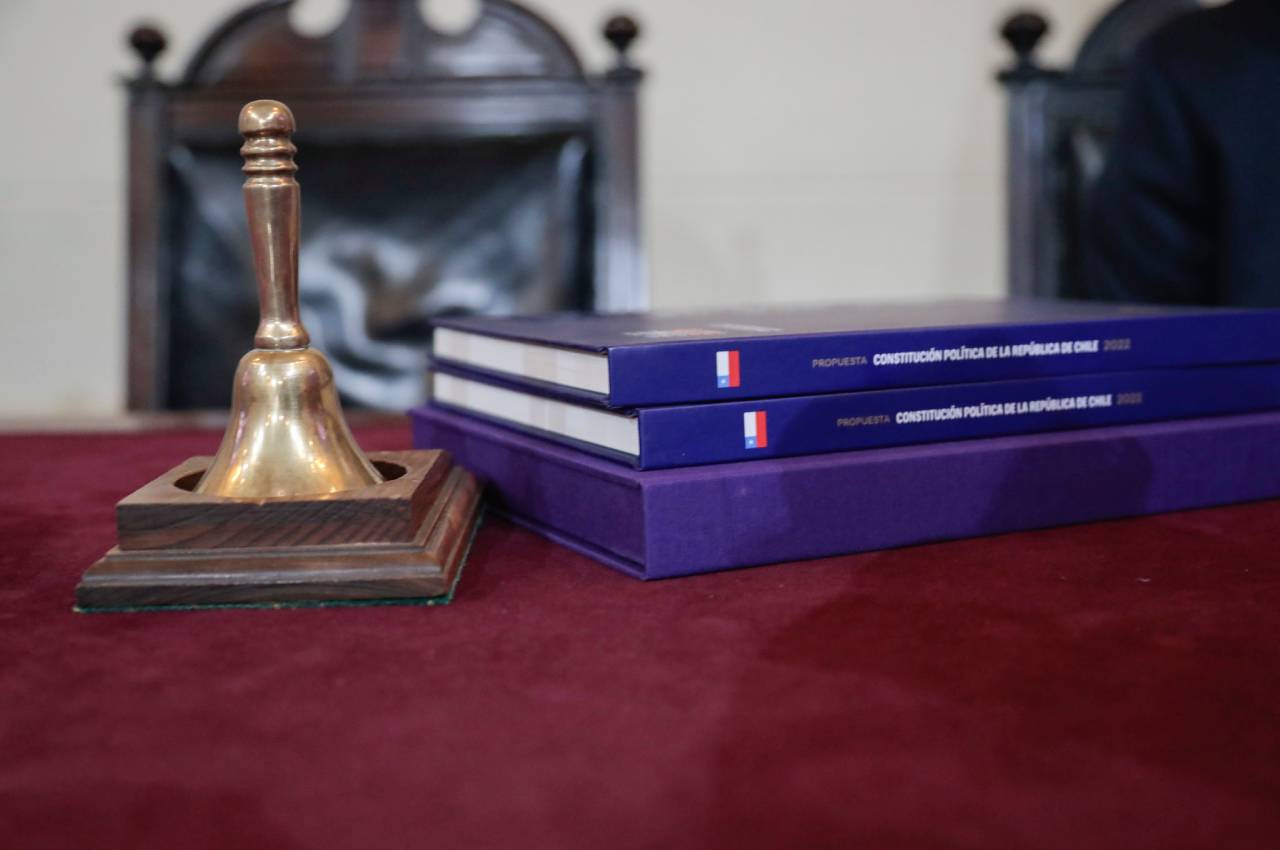 Borrador de la nueva Constitución chilena.