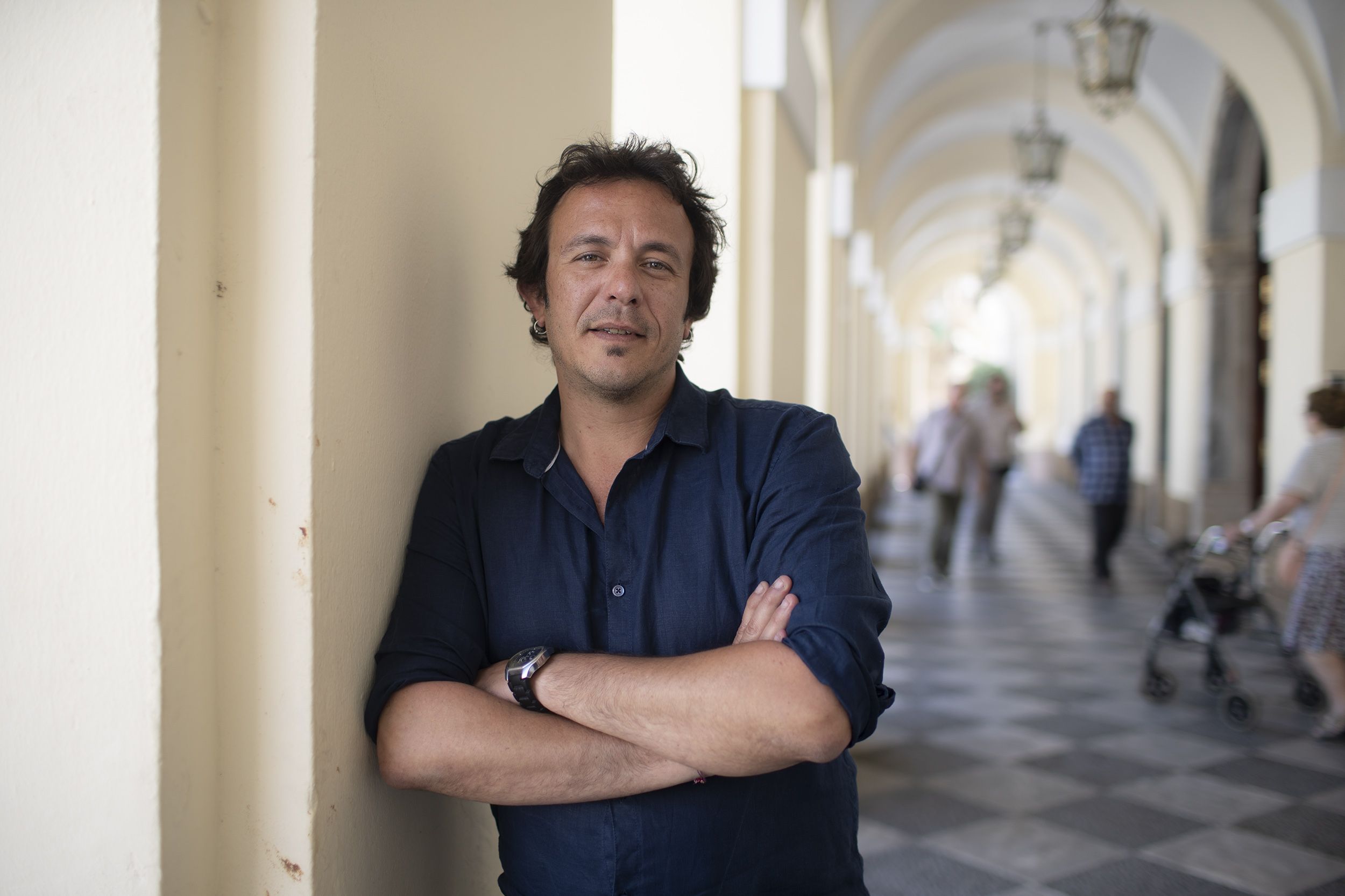 Jose María González posando para lavozdelsur.es en una entrevista en el pasado. FOTO: JUAN CARLOS TORO.