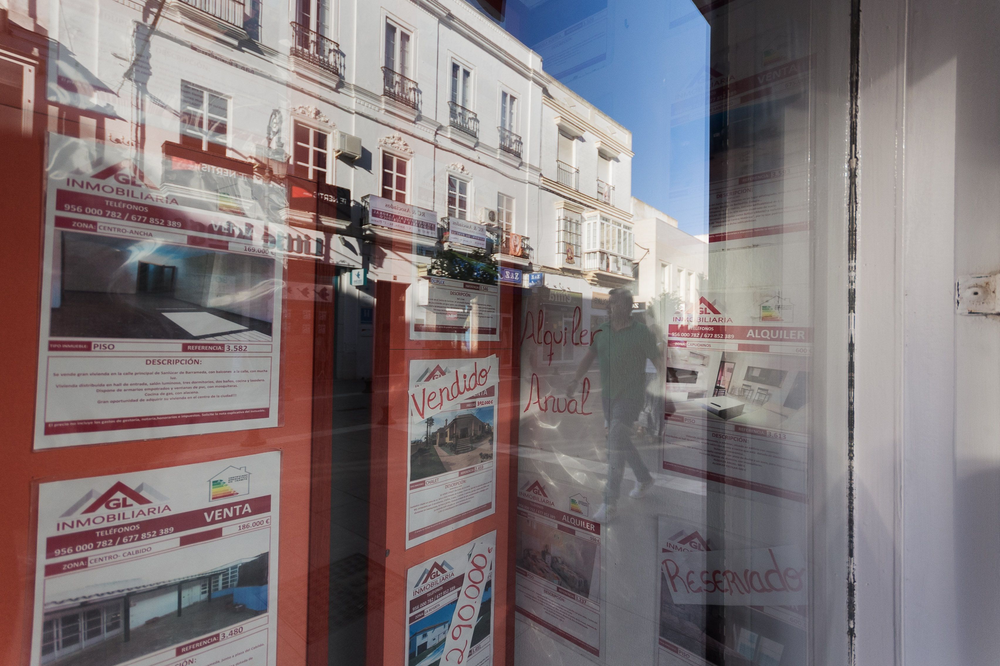 Alquiler de pisos en una imagen de archivo.