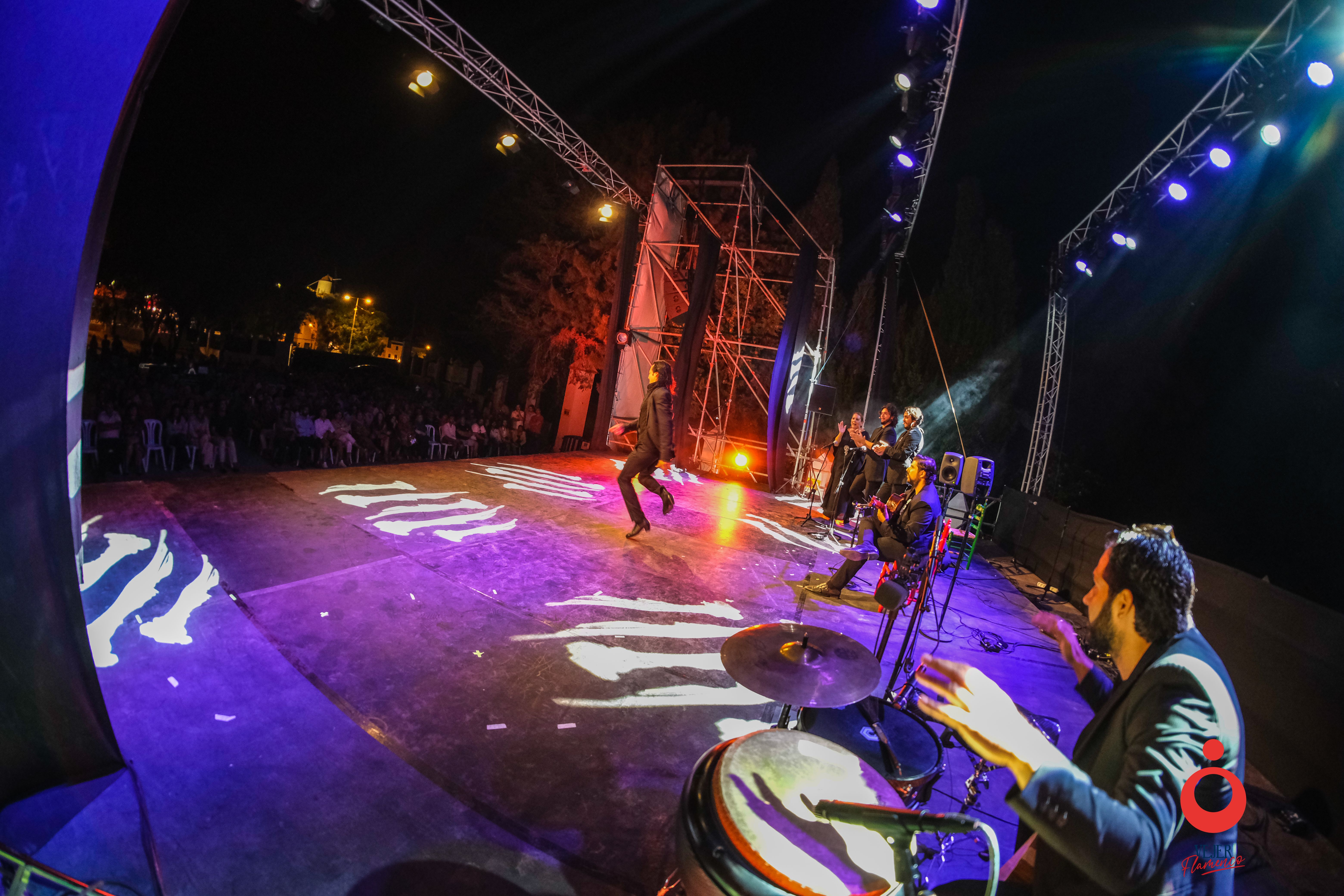 Actuación del festival Vejer Flamenco.