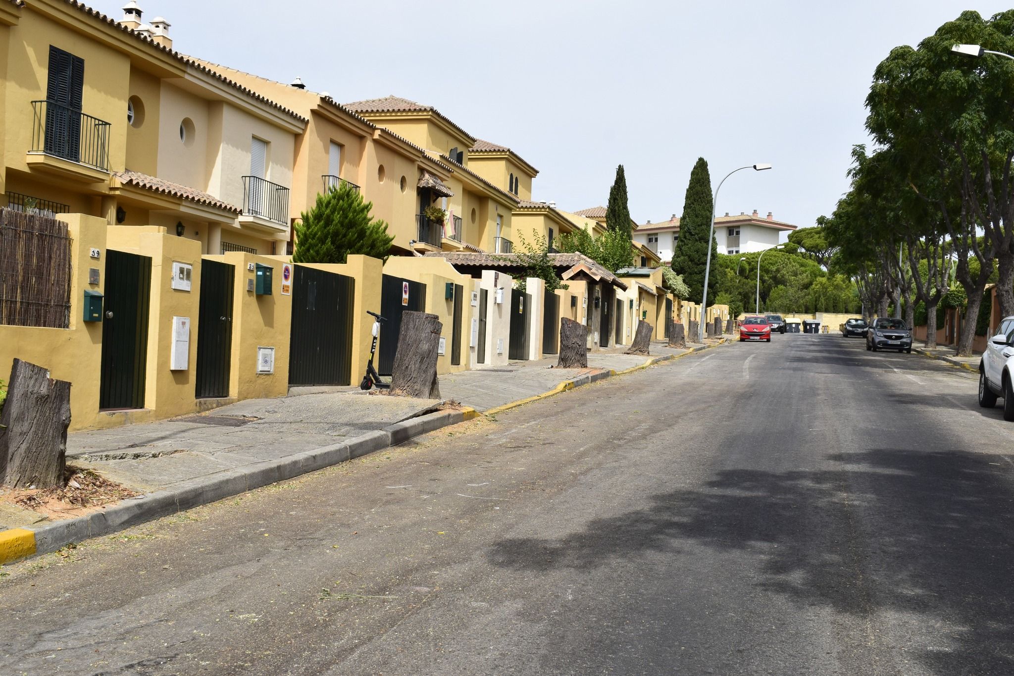 Calle Bolardo en El Puerto.