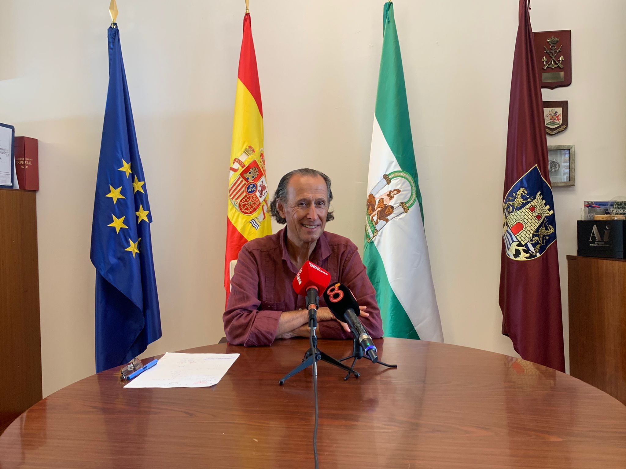 Chiclana celebra este mes el Pleno sobre el Estado de la Ciudad. En la imagen, José María Román, alcalde de la ciudad gaditana.