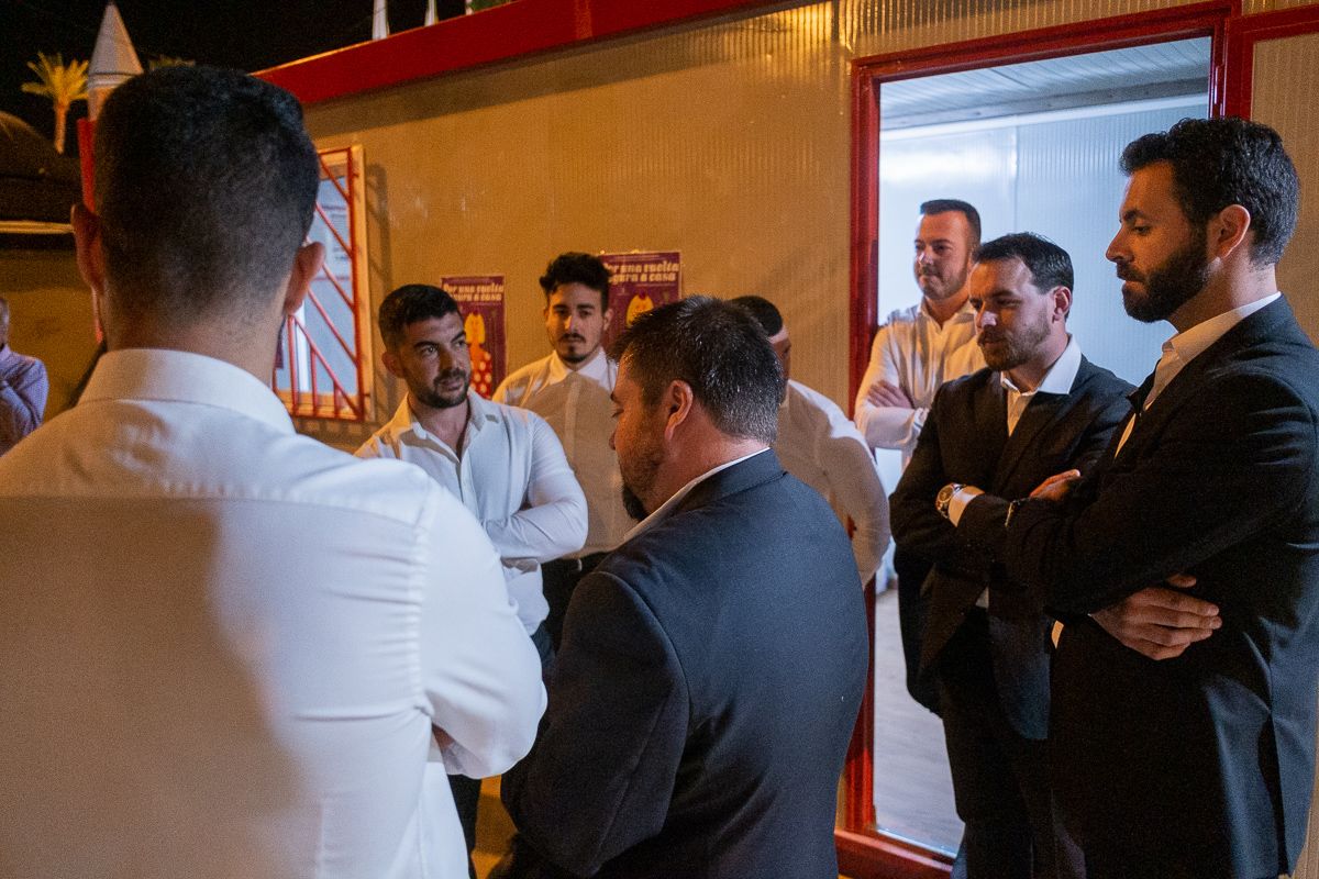 Miembros del servicio de acompañamiento a mujeres que ha habido durante la pasada Feria.