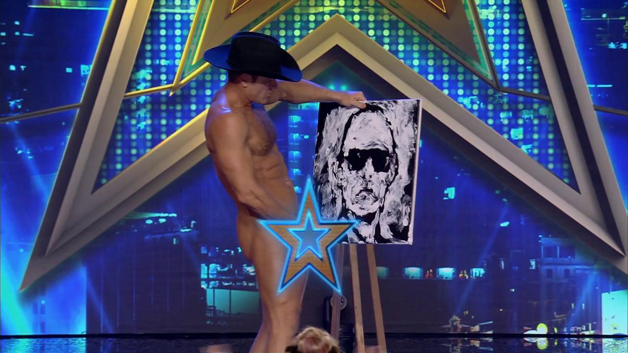 Imagen del vaquero y el retrato.